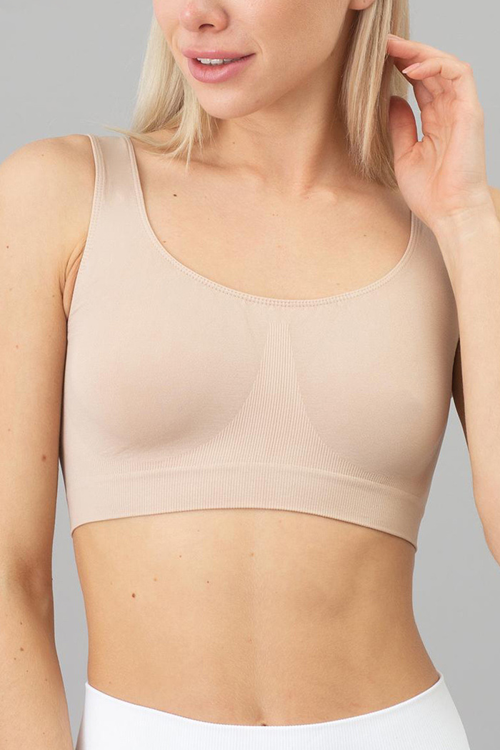 Топ на широких бретелях Giulia Classic top Naturale