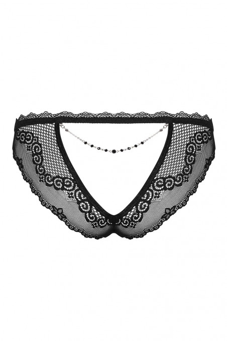 Трусики-бразилиана кружевные Obsessive Millagro