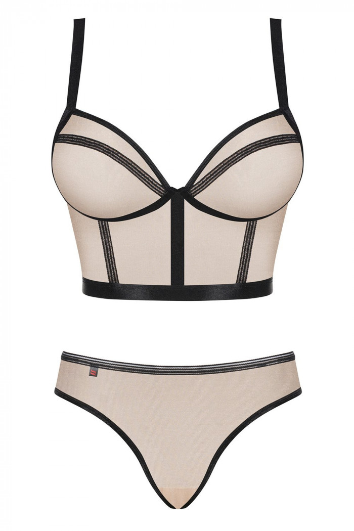 Комплект - топ з трусиками Obsessive Nudelia top