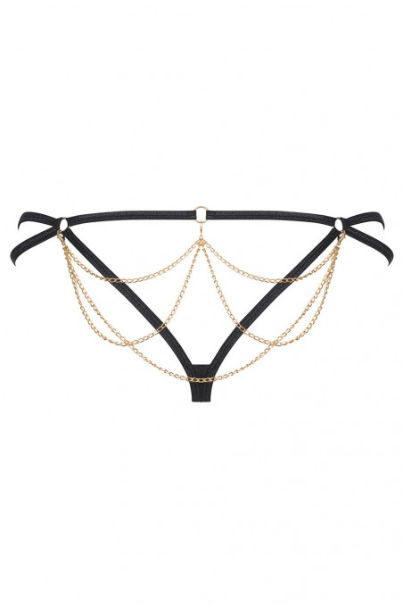 Трусики з ланцюжками Obsessive Pantheria