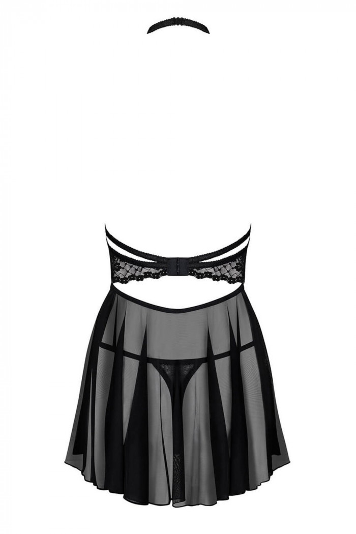 Сорочка с открытым бюстом Obsessive Nettsy babydoll