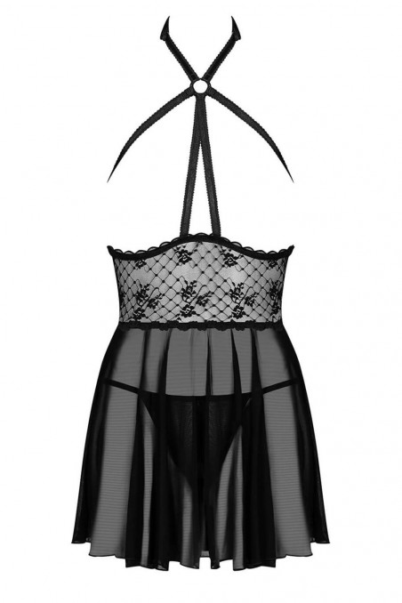 Сорочка с открытым бюстом Obsessive Nettsy babydoll