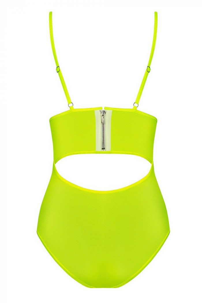 Боди яркого неонового цвета Obsessive Neonia