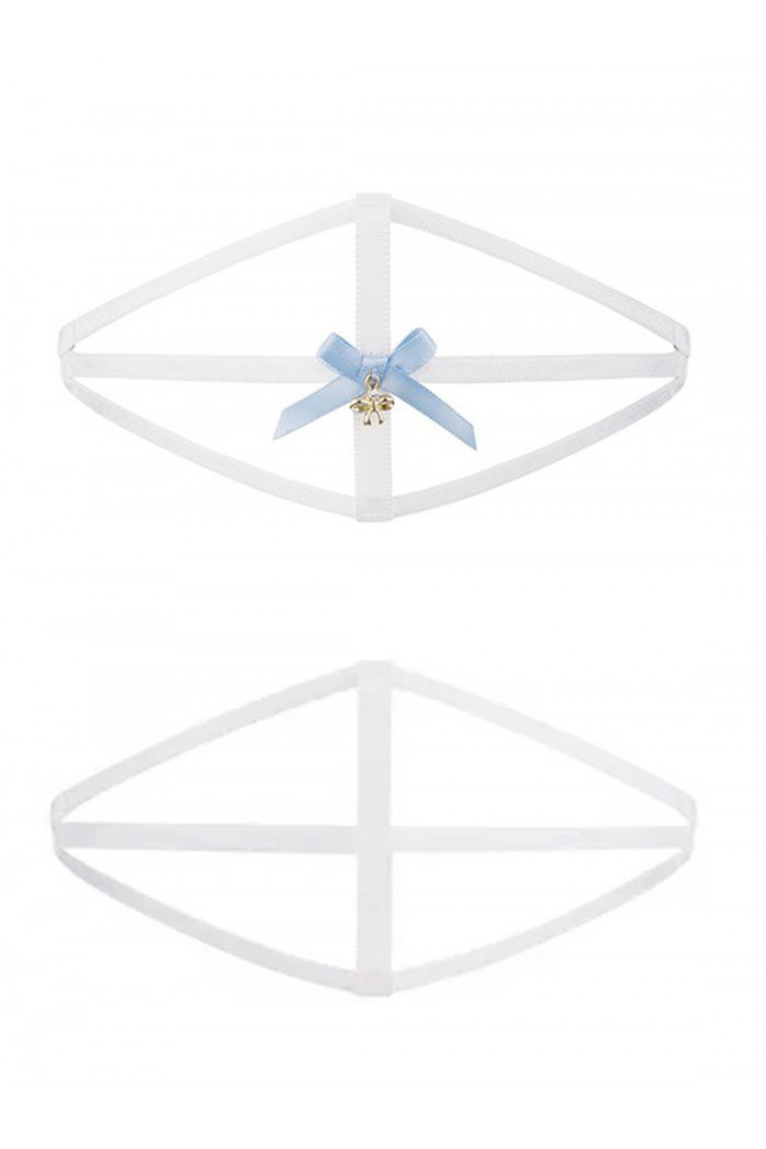 Подвязка на ногу с бантиком Obsessive A760