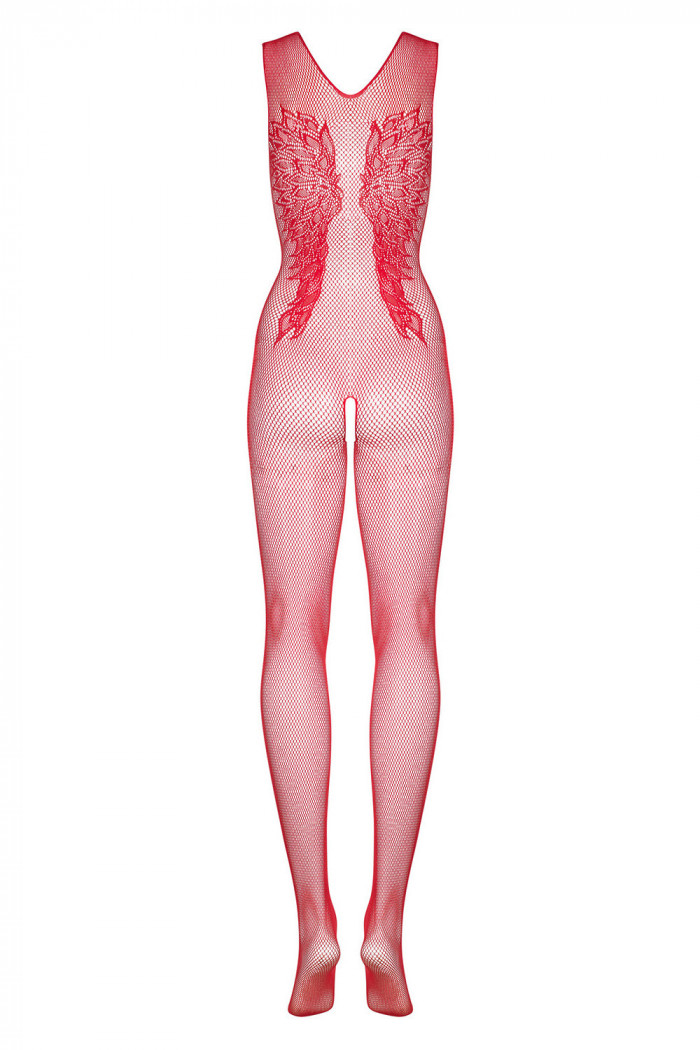 Бодистокинг-сетка с узором "крылья" Obsessive N112