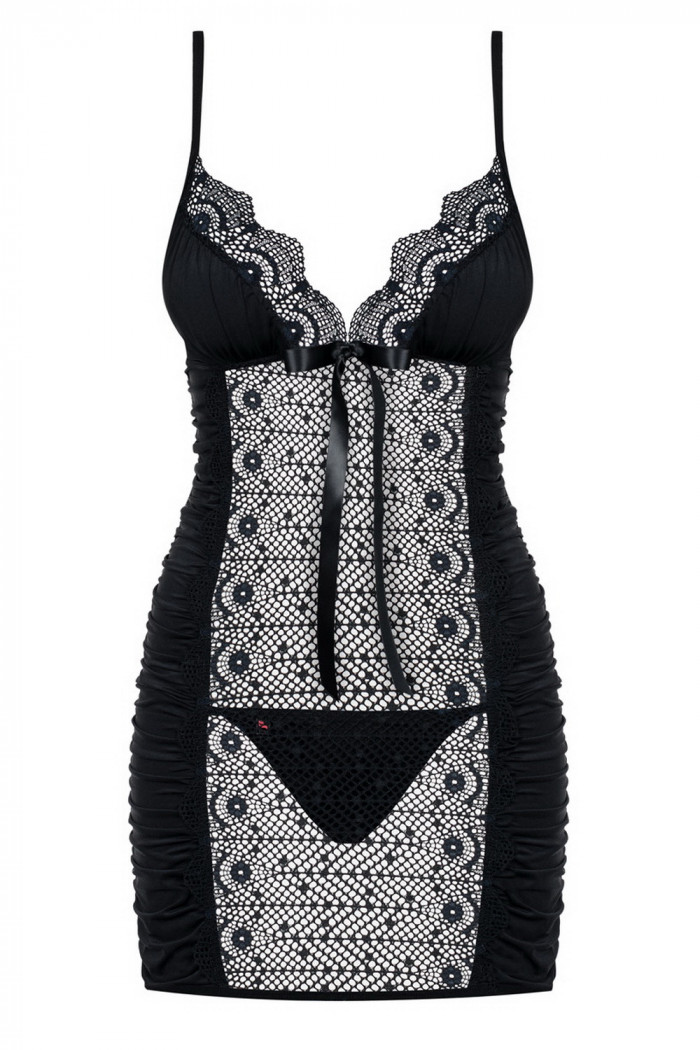 Сорочка Obsessive Mokettina chemise