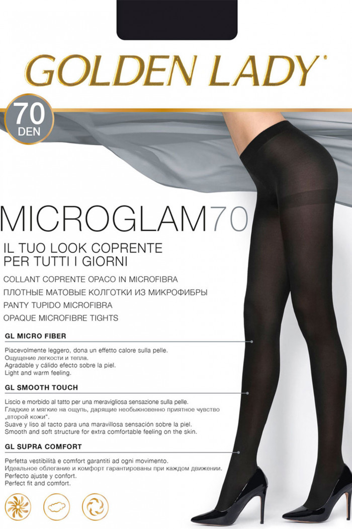 Колготки матовые непрозрачные Golden Lady MICROGLAM 70