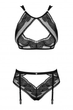 Комплект с трусиками-поясом Obsessive Allastia set 2