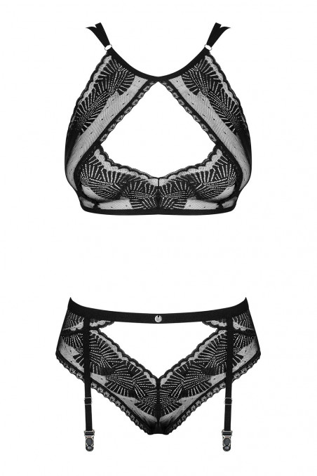Комплект з трусиками-поясом Obsessive Allastia set