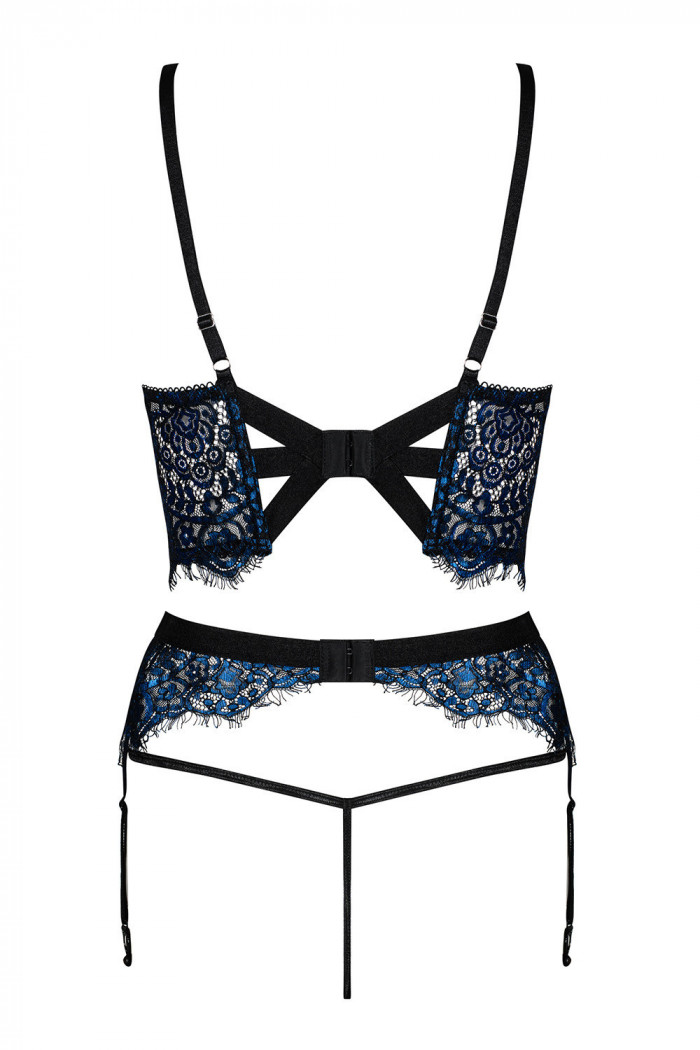 Комплект белья с поясом для чулок Obsessive Yassmyne set