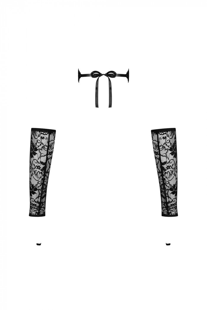 Набір аксесуарів - маска та рукавички Obsessive Kokietta