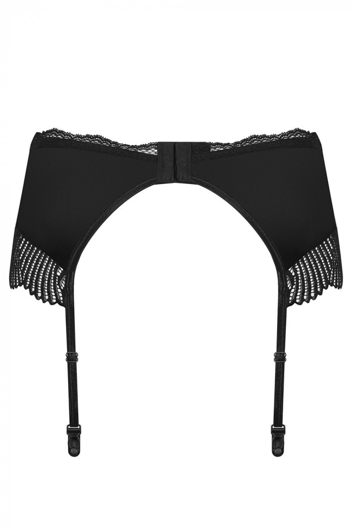 Мереживний пояс для панчіх Obsessive Klarita