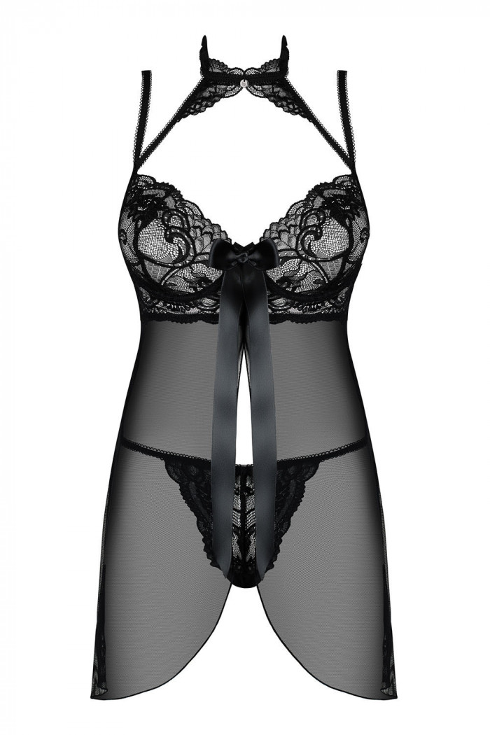 Сорочка с трусиками Obsessive Elizenes babydoll