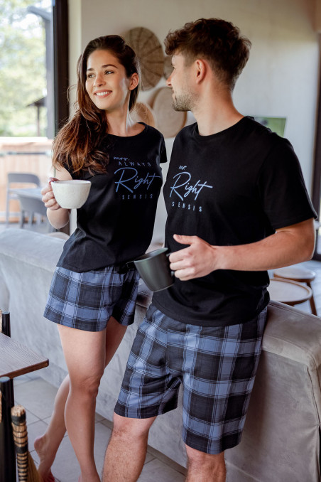 Пижама с шортами хлопковая Sensis Meg