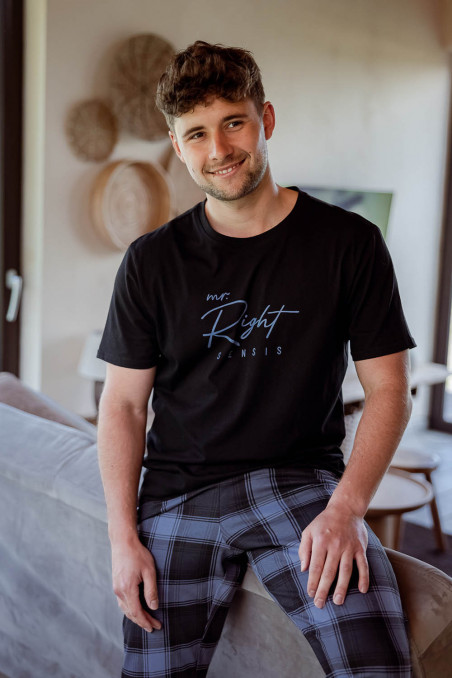 Мужской комплект-пижама с брюками Sensis Victor