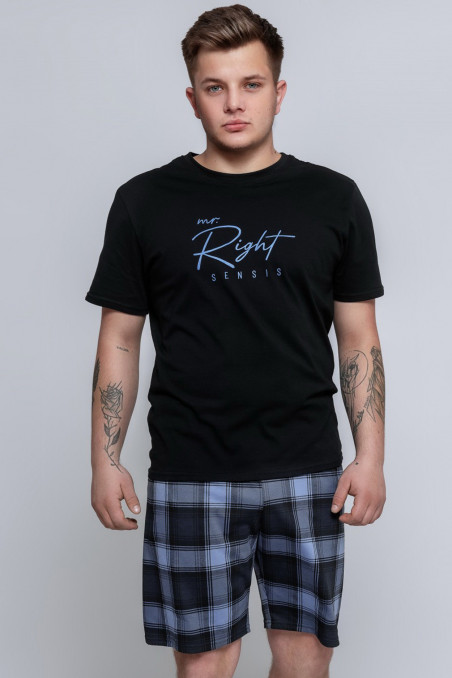 Мужской комплект-пижама с шортами Sensis Magnus