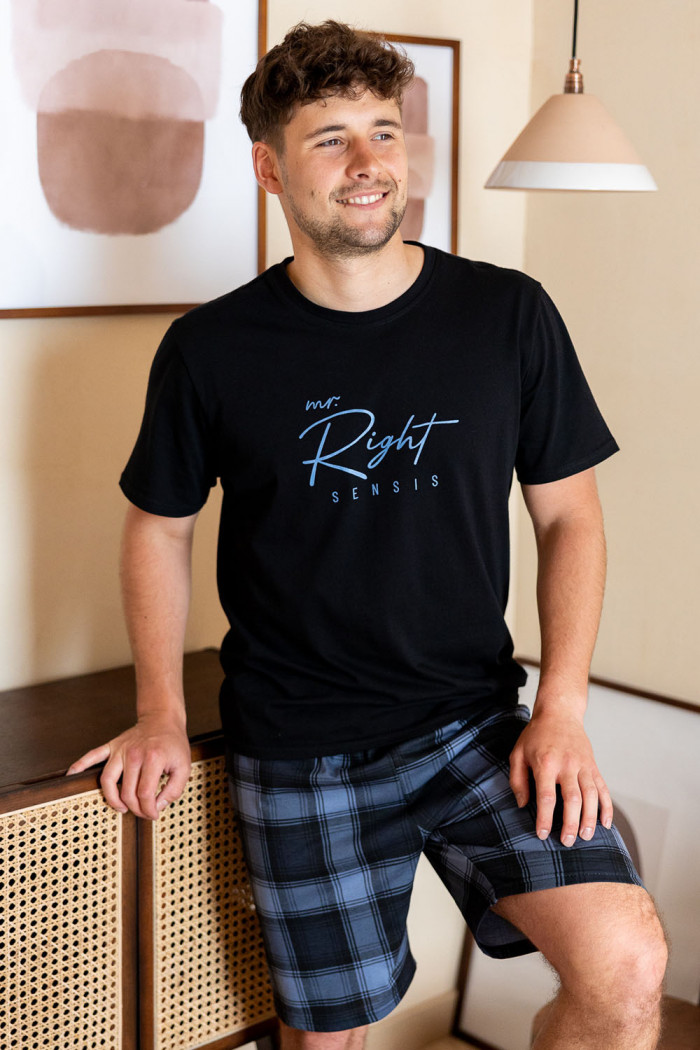Мужской комплект-пижама с шортами Sensis Magnus