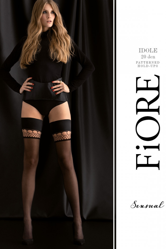 Панчохи з оригінальною коронкою Fiore IDOLE 20d