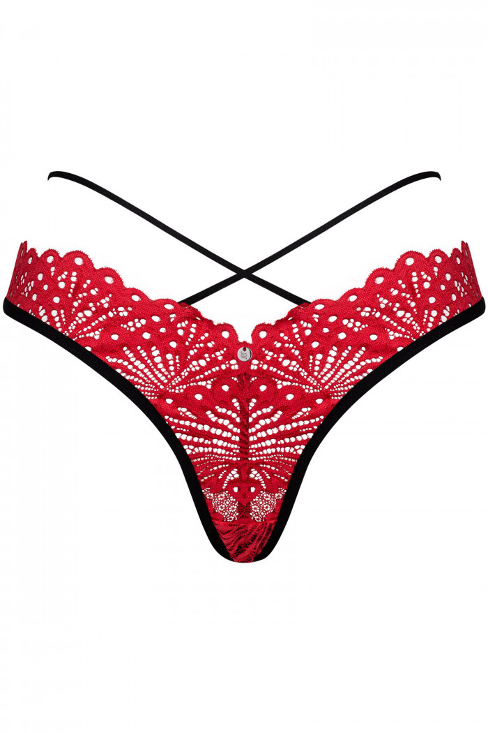 Трусики кружевные Obsessive Mettia  — Заказать онлайн с доставкой