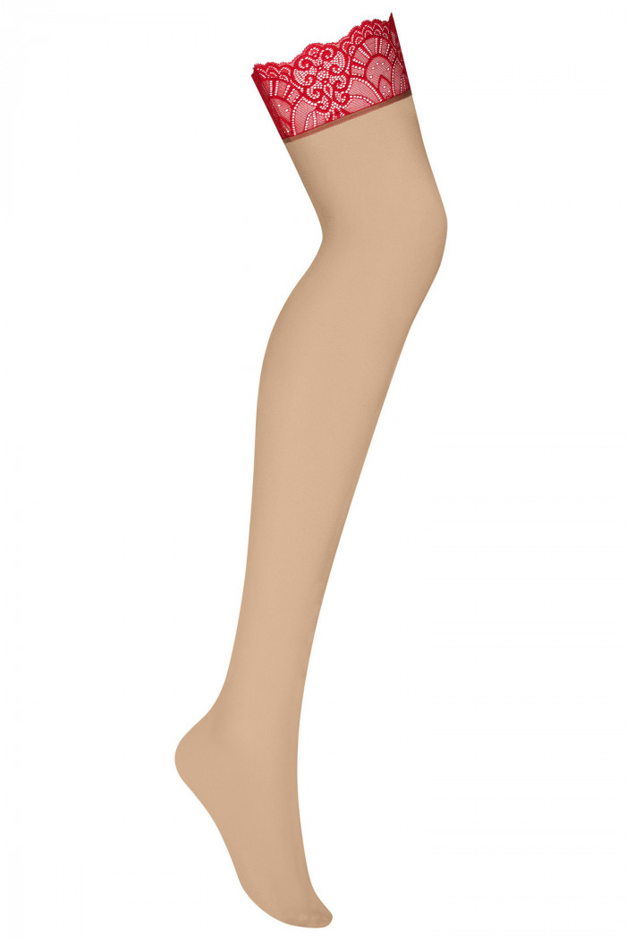 Чулки под пояс Obsessive Loventy  — Заказать онлайн с доставкой