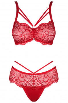 Комплект кружевной Obsessive Loventy  — Заказать онлайн с доставкой 2