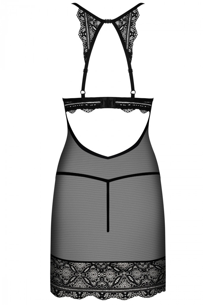 Сорочка женская с трусиками Obsessive Renelia chemise  — Заказать онлайн с доставкой
