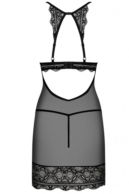 Сорочка жіноча з трусиками Obsessive Renelia chemise — Купити в Dorin.shop | Ціна, Фото