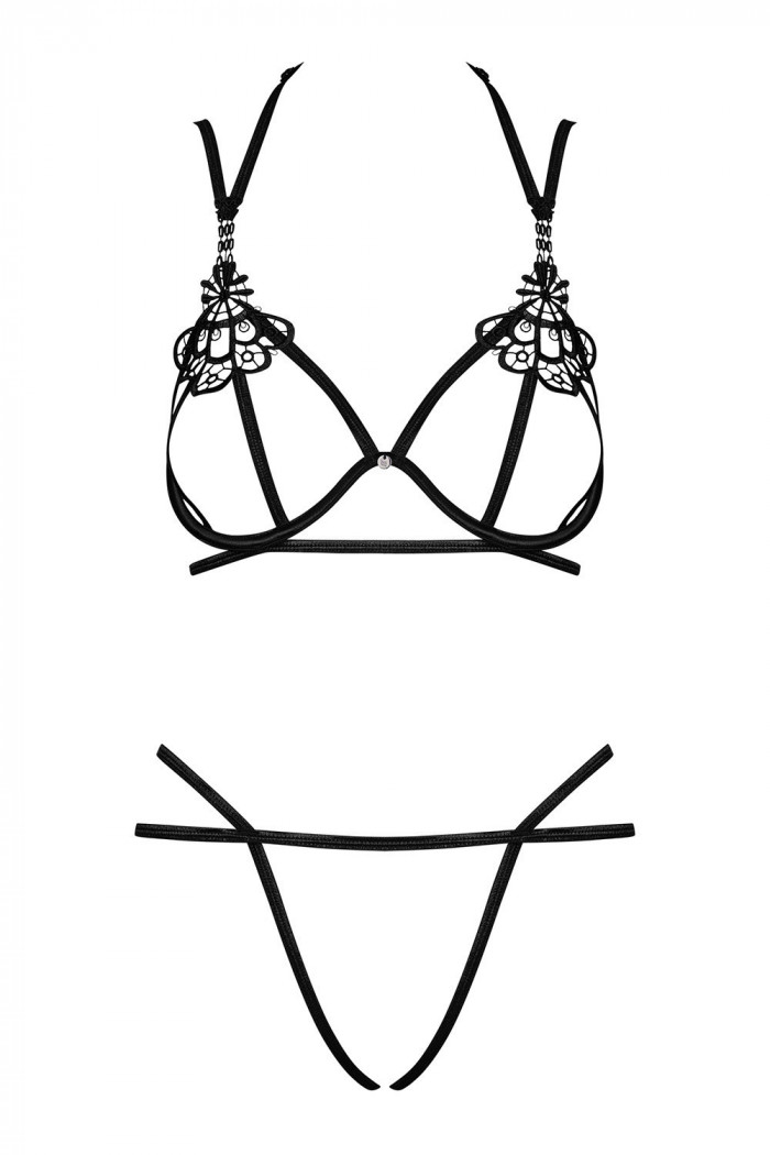 Комплект білизни відкритий Obsessive Badossa set — Купити в Dorin.shop | Ціна, Фото