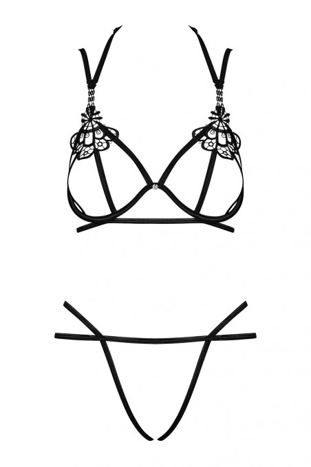 Комплект белья открытый Obsessive Badossa set  — Заказать онлайн с доставкой