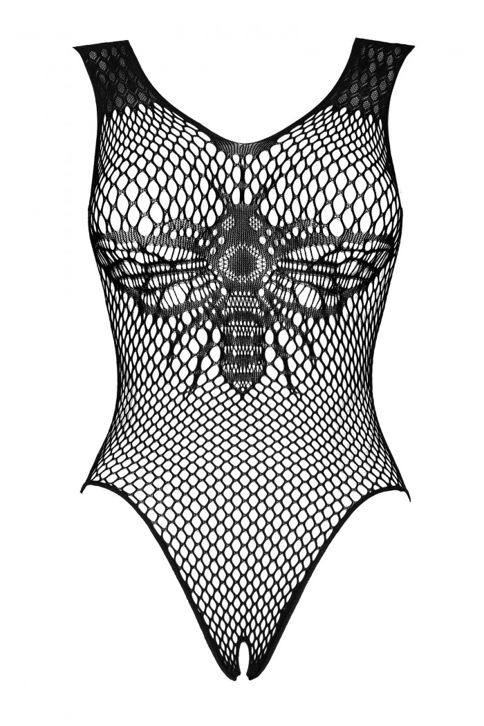 Боди-сетка с вырезом Obsessive B134  — Заказать онлайн с доставкой