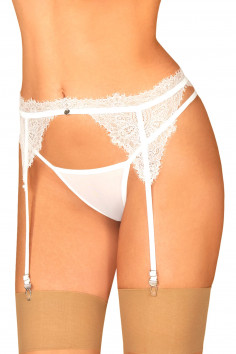 Пояс для чулок кружевной Obsessive Bianelle  — Заказать онлайн с доставкой