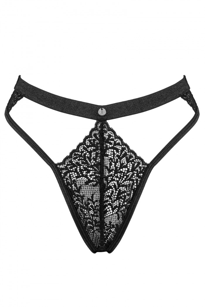 Стрінги мереживні з вирізами Obsessive Yaskana — Купити в Dorin.shop | Ціна, Фото