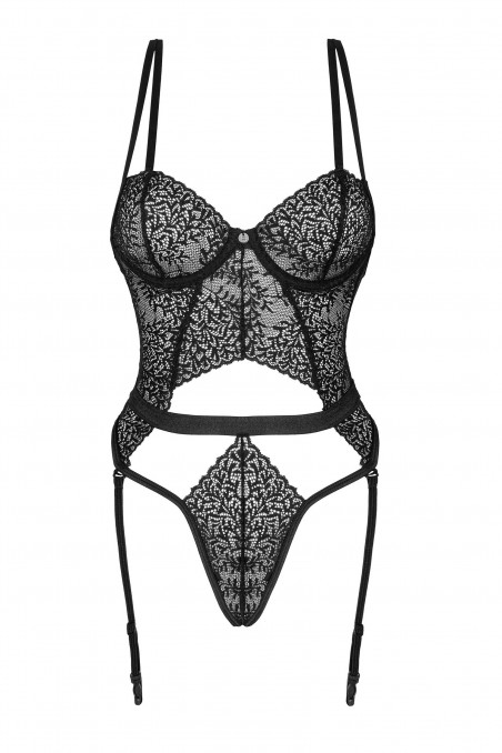 Боді жіноче з пажами для панчіх Obsessive Yaskana — Купити в Dorin.shop | Ціна, Фото
