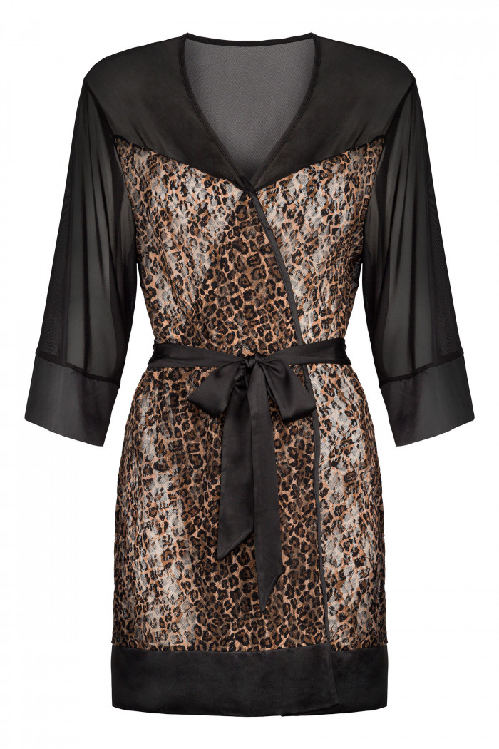 Халатик-пеньюар Obsessive ALLUNES peignoir  — Заказать онлайн с доставкой