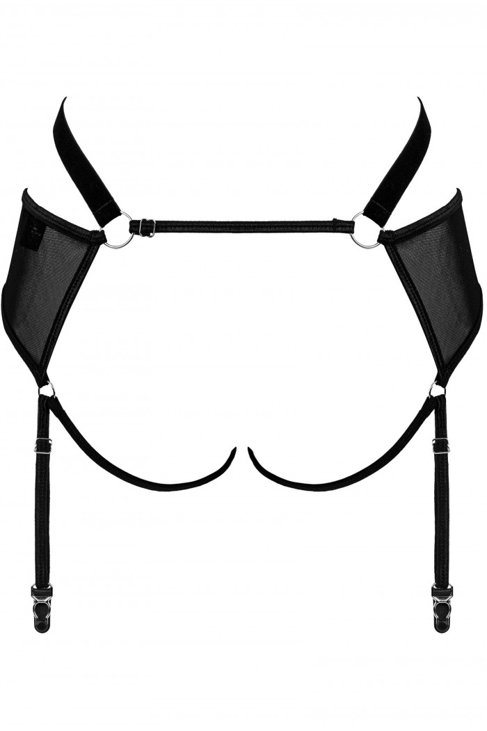 Трусики-пояс с доступом Obsessive ALLUNES  — Заказать онлайн с доставкой