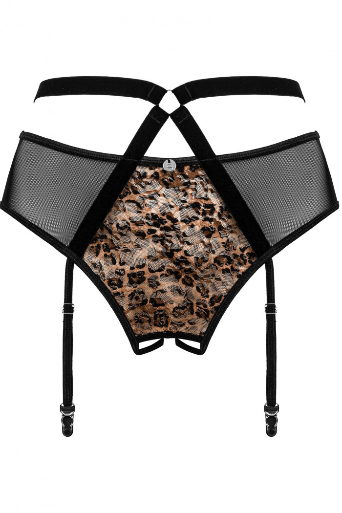 Трусики-пояс с доступом Obsessive ALLUNES  — Заказать онлайн с доставкой