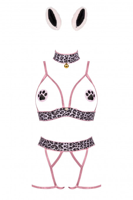 Костюм ігровий леопардовий Obsessive Catriny — Купити в Dorin.shop | Ціна, Фото