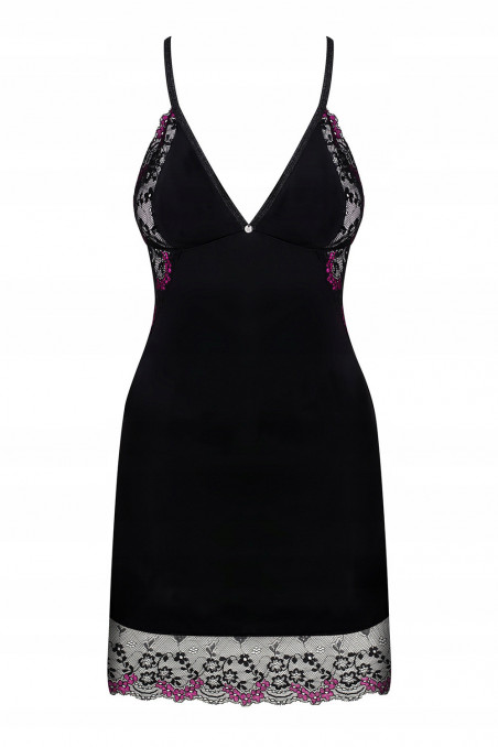 Сорочка облягаюча з трусиками Obsessive VANESSME Chemise — Купити в Dorin.shop | Ціна, Фото