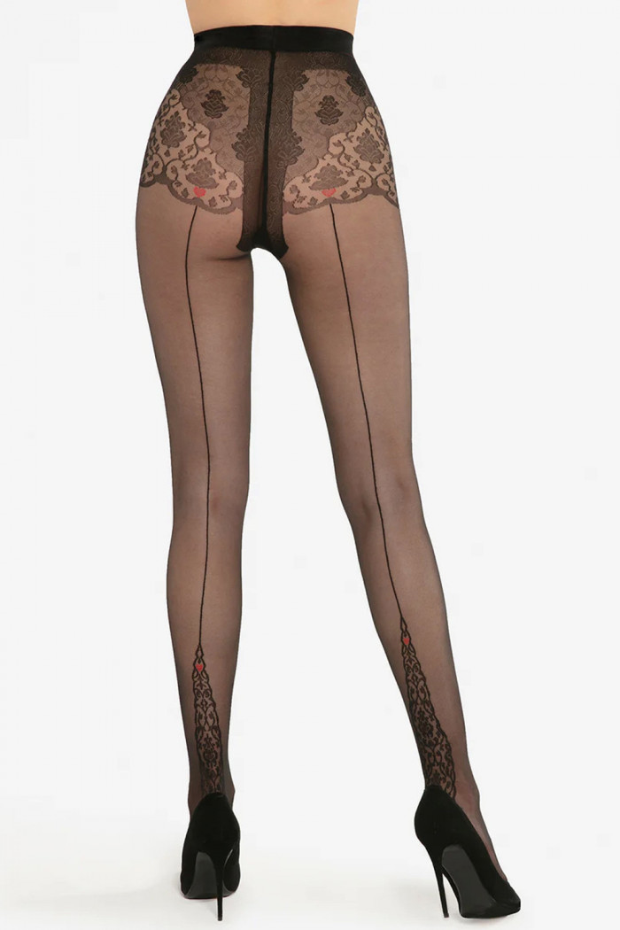 Колготки з декоративною стрілкою-швом GATTA Astrea 02 — Купити в Dorin.shop | Ціна, Фото