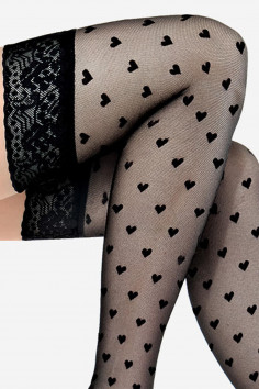 Панчохи з сердечками LORES TRIESTE 20 — Купити в Dorin.shop | Ціна, Фото