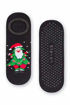 Новорічні махрові шкарпетки-сліди ABS Steven 132 New Year — Купити в Dorin.shop | Ціна, Фото