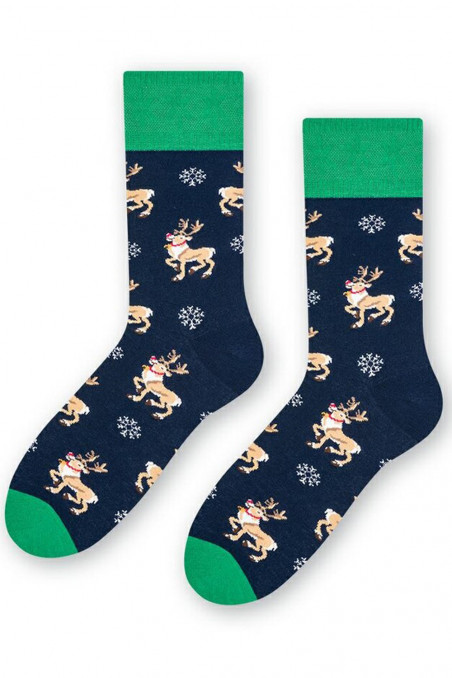 Шкарпетки чоловічі новорічні STEVEN 136 New Year Deer 061 — Купити в Dorin.shop | Ціна, Фото