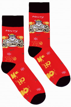 Шкарпетки чоловічі з новорічним принтом Aura.Via SF9223 — Купити в Dorin.shop | Ціна, Фото