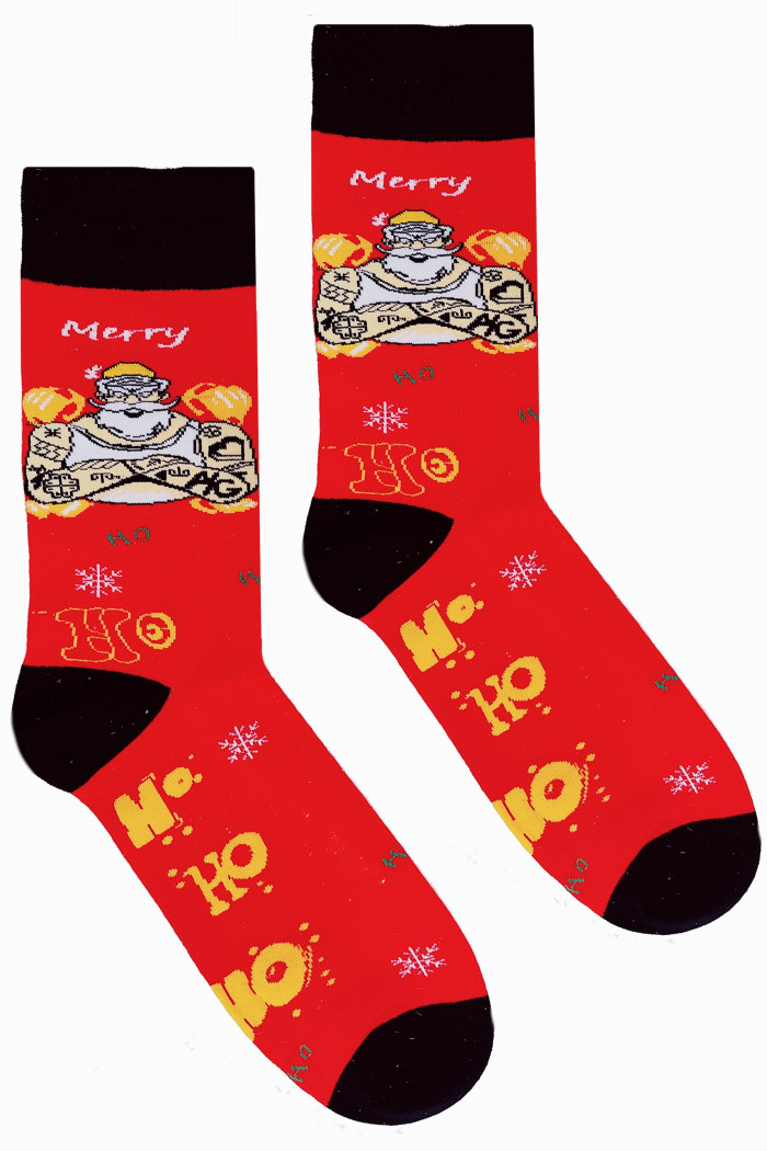 Носки мужские с новогодним принтом Aura.Via SF9223  — Заказать онлайн с доставкой