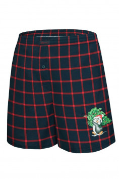 Чоловічі боксери з новорічним принтом Cornette 015/12 Penguin 2 — Купити в Dorin.shop | Ціна, Фото