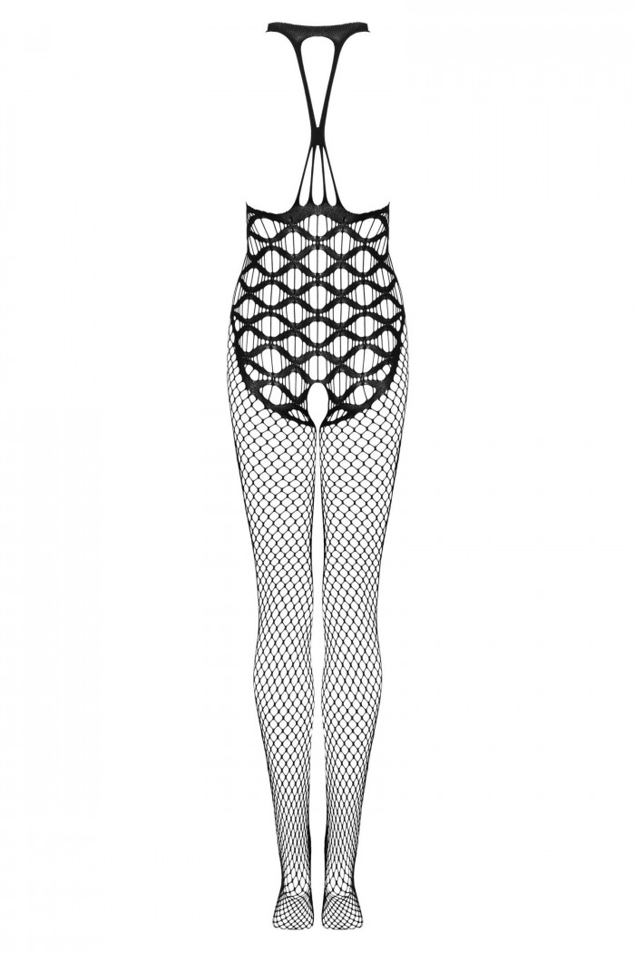 Комбинезон-сетка с вырезом Obsessive G332  — Заказать онлайн с доставкой
