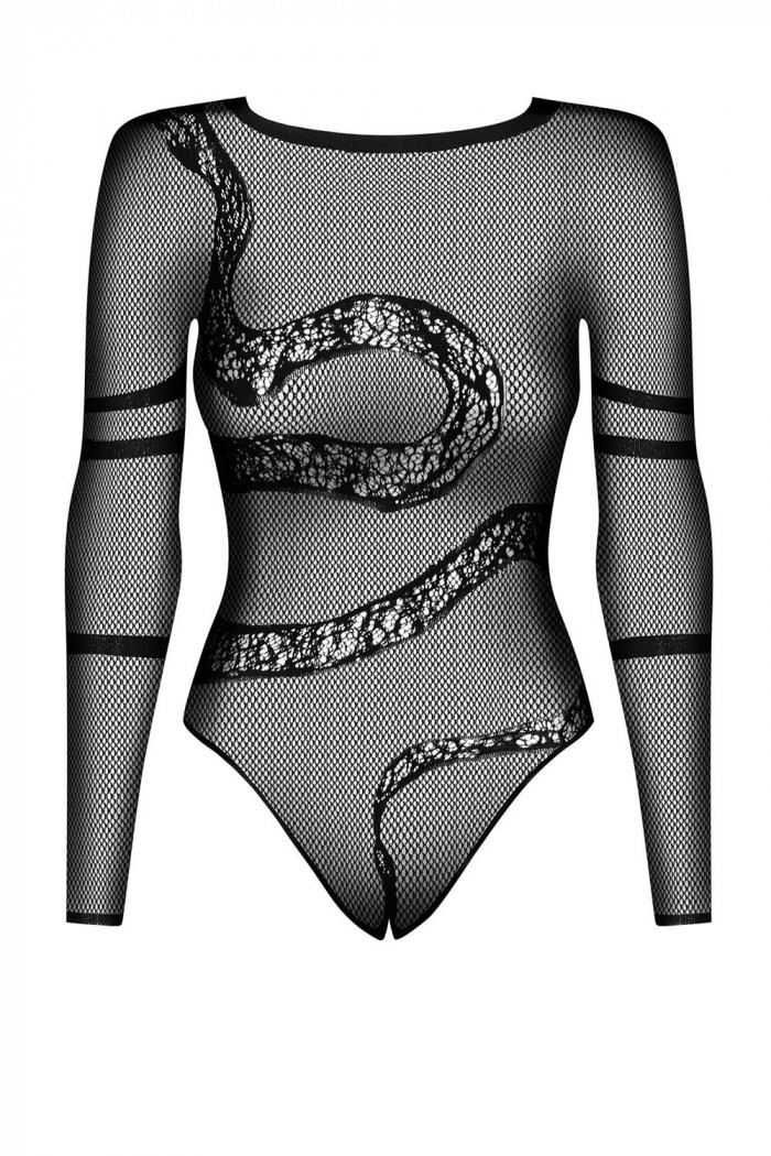 Боди-сетка с открытой зоной бикини Obsessive B137  — Заказать онлайн с доставкой