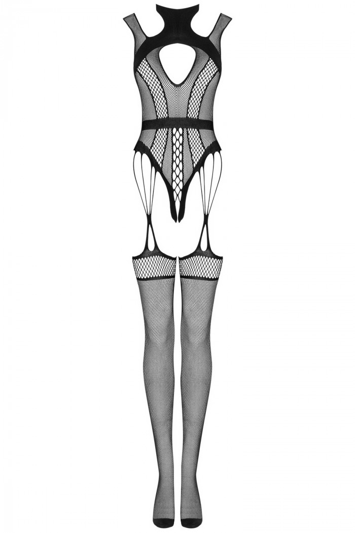 Комбінезон-сітка з вирізом Obsessive G327 — Купити в Dorin.shop | Ціна, Фото