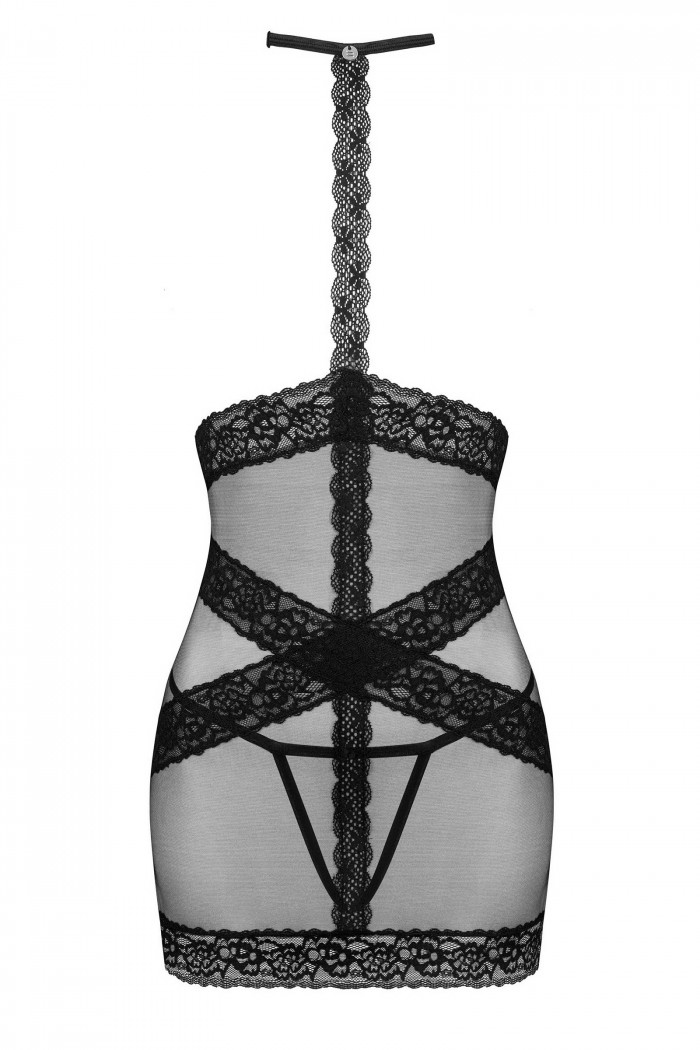 Сорочка з відкритим бюстом Obsessive Lacrisia chemise — Купити в Dorin.shop | Ціна, Фото