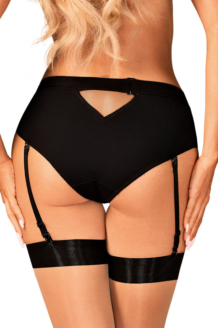 Трусики с пажами для чулок Obsessive Editya garter  — Заказать онлайн с доставкой